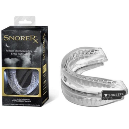 SNORERX product on white background